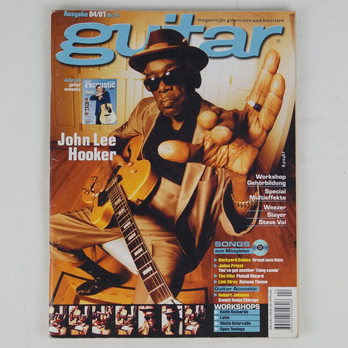 Guitar 04/01 - 2001 - Nr. 33 - John Lee Hooker - Mit CD