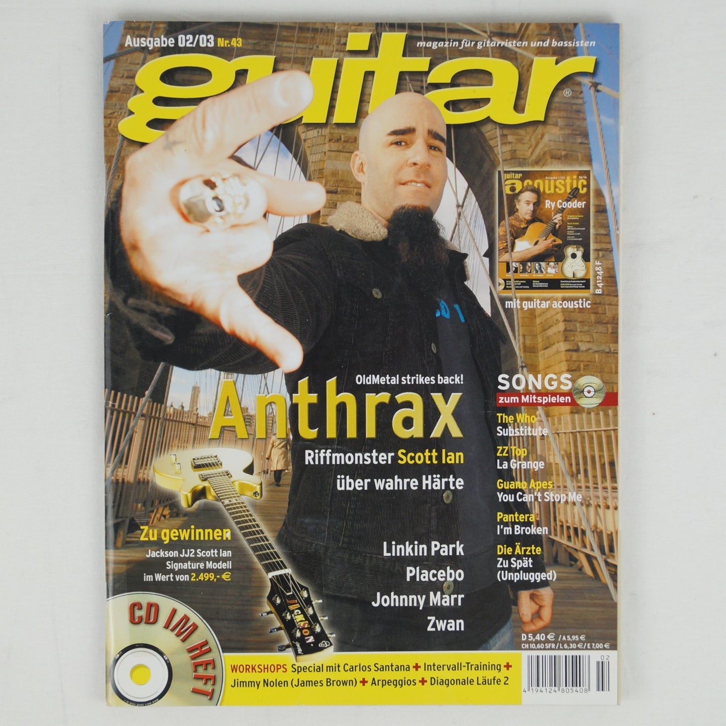Guitar 02/03 - 2003 - Nr. 43 - Scott Ian (Anthrax) - Mit CD