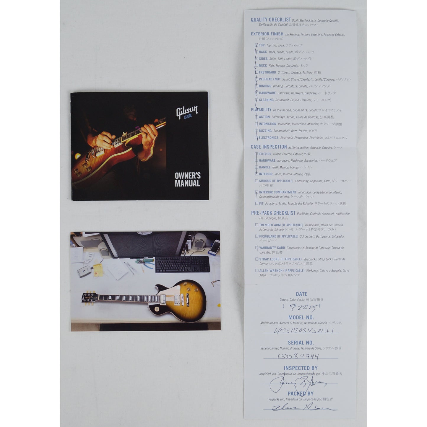 Gibson Les Paul Classic - USA 2015 - Vintage Sunburst