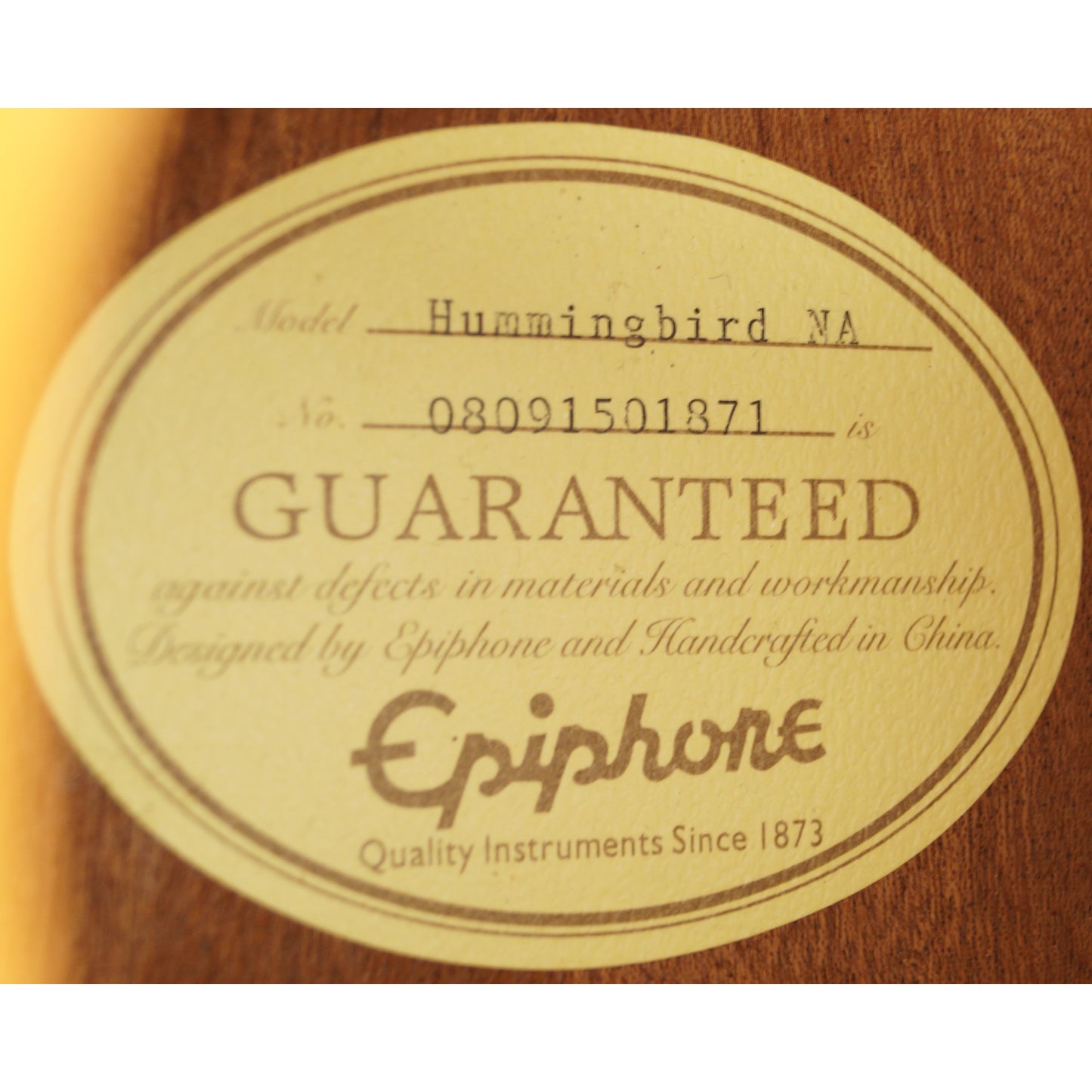 Epiphone Hummingbird - Dreadnought - 2008