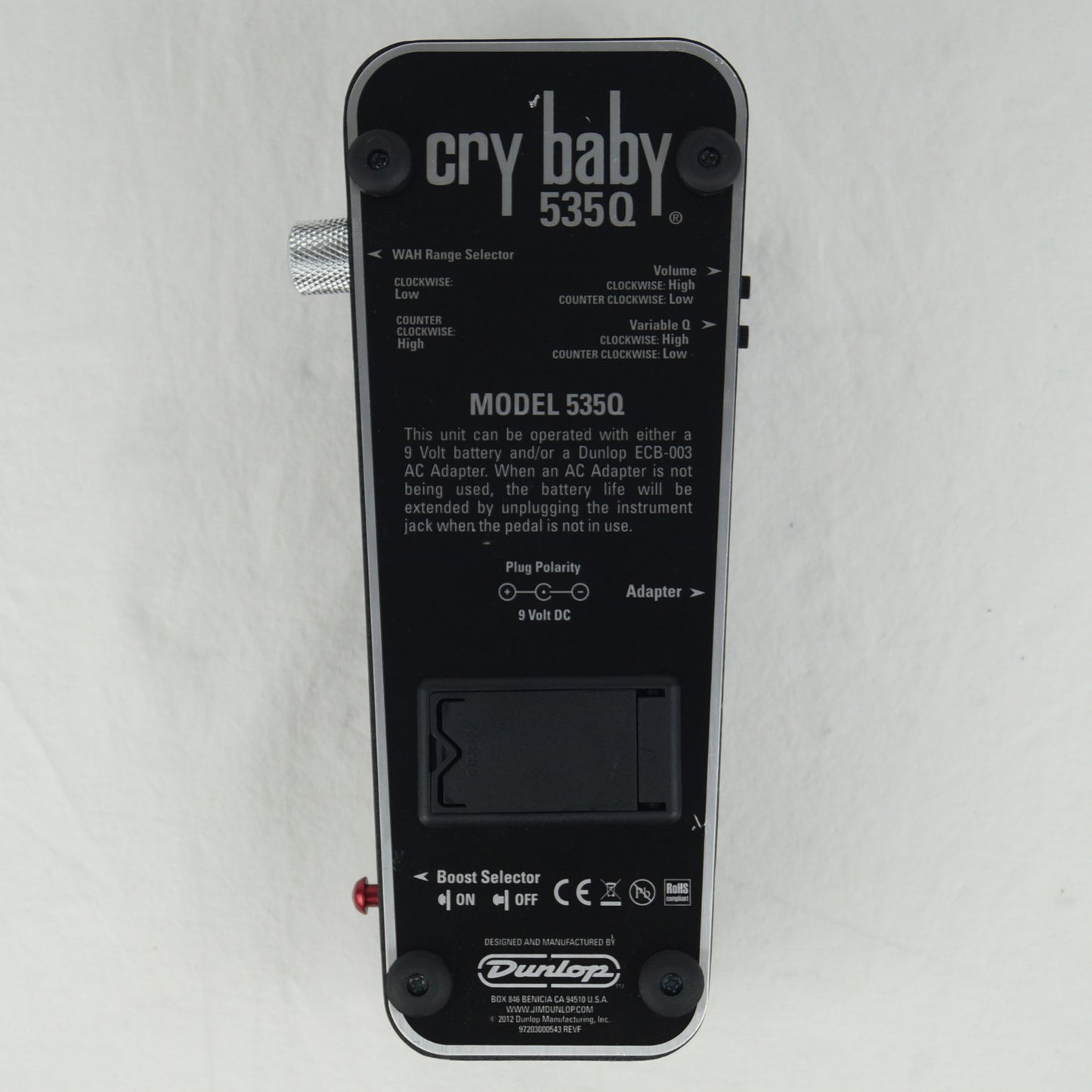Dunlop Cry Baby 535Q - WahWah - Mit Originalkarton