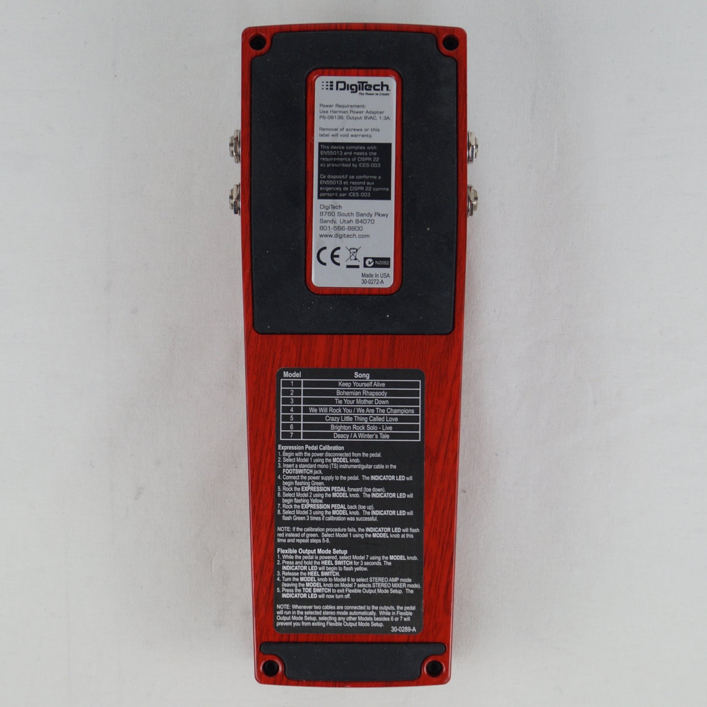 DigiTech Brian May Red Special - Power supply included