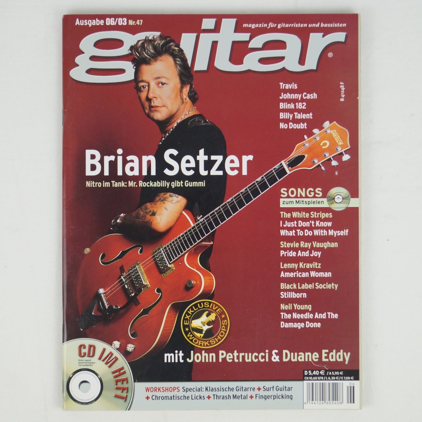 Guitar 06/03 - 2003 - Nr. 47 - Brian Setzer - Mit CD