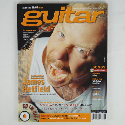 Guitar 06/04 - 2004 - Nr. 53 - James Hetfield (Metallica) - Mit CD