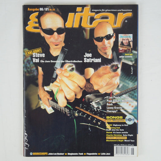 Guitar 06/01 - 2001 - Nr. 35 - Steve Vai, Joe Satriani - Mit CD