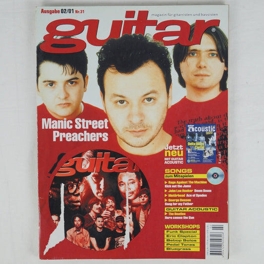 Guitar 02/01 - 2001 - Nr. 31 - Manic Street Preachers - Mit CD