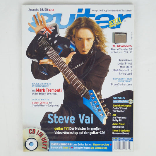 Guitar 03/05 - März 2005 - Nr. 58 - Steve Vai - Mit CD