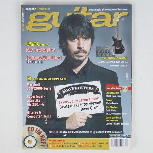 Guitar 07/05 - Juli 2005 - Nr. 62 - Dave Grohl (Foo Fighters) - Mit CD