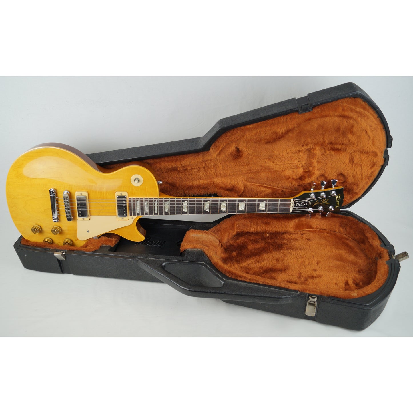 Gibson Les Paul Deluxe - USA 1982 - Mit Koffer - Vintage - Natural