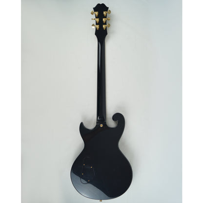 Epiphone SC-550 Scroll - Mit Koffer - Made in Japan - Vintage - Schwarz, black