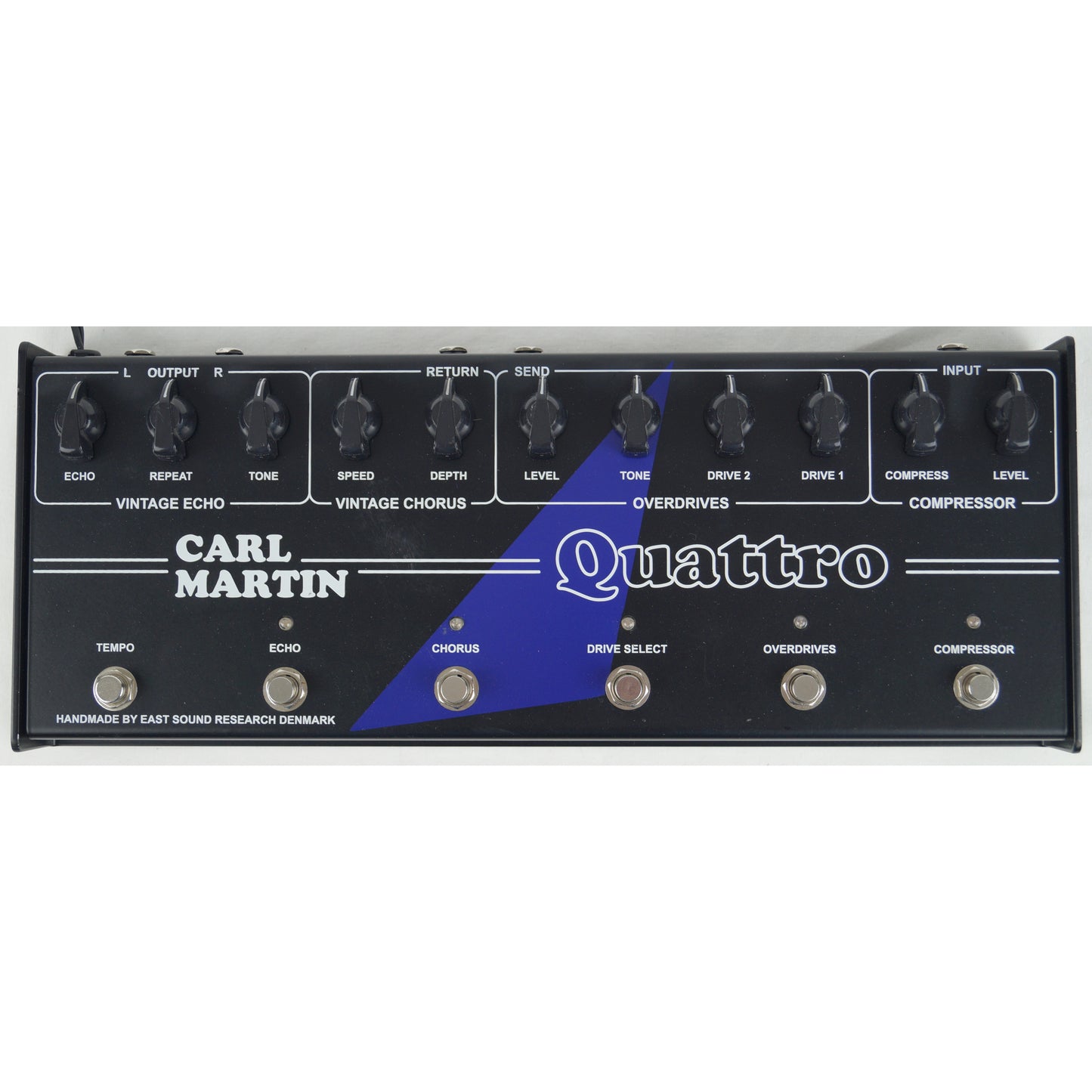 Carl Martin Quattro - Multieffektgerät für Gitarre - US-Version - 115V