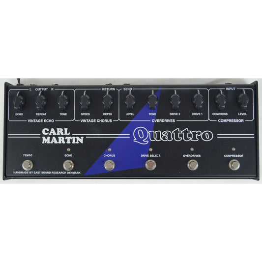 Carl Martin Quattro - Multieffektgerät für Gitarre - US-Version - 115V