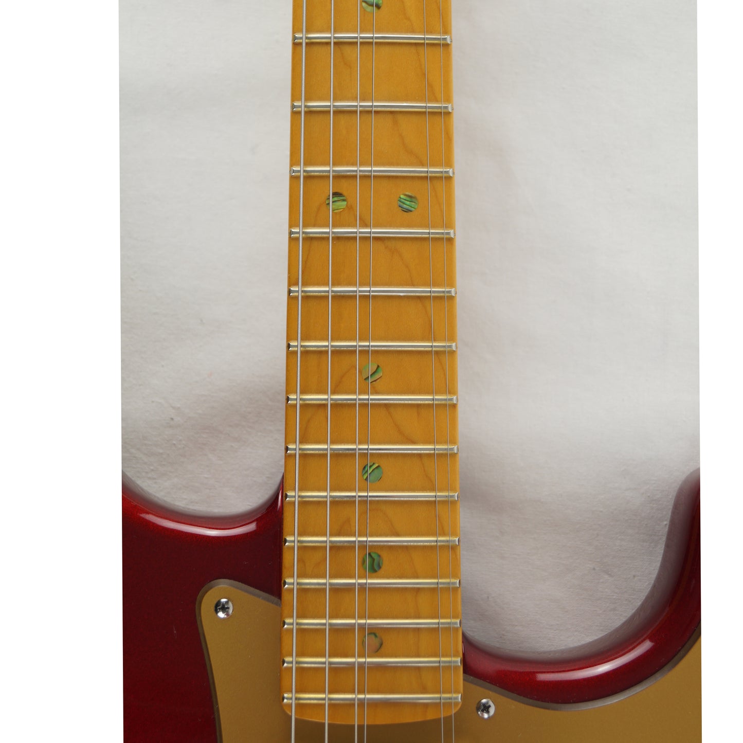 Fender American Deluxe Stratocaster V-Neck - USA 2007 - Candy Apple Red - Mit Koffer