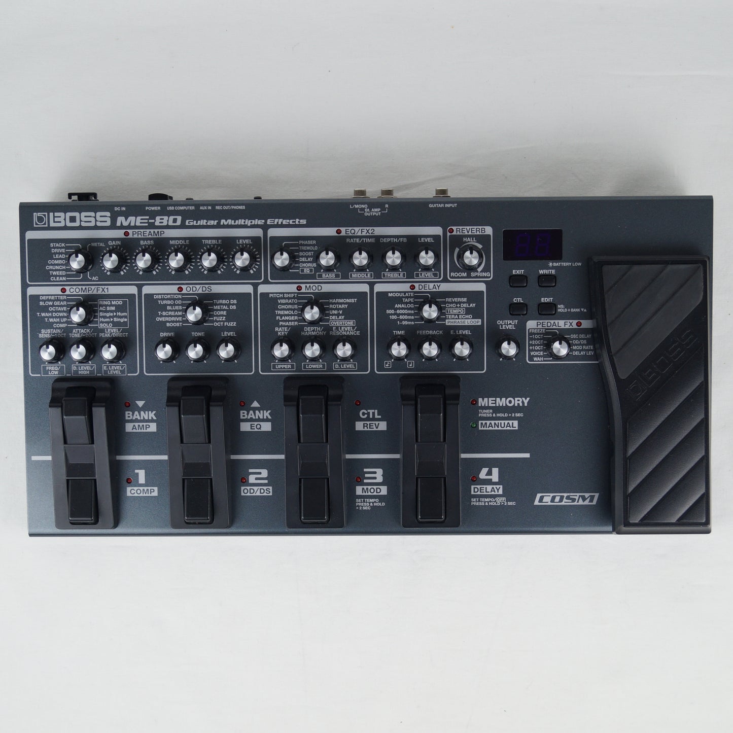 BOSS ME-80 - Multieffekgerät für E-Gitarre