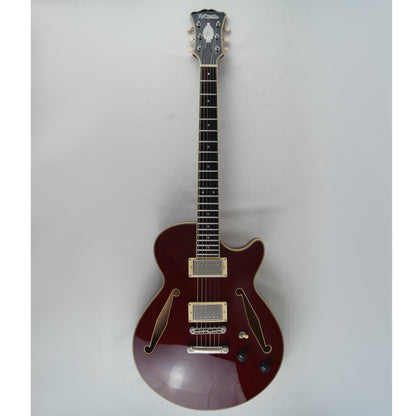 D'Angelico Excel SS Tour - 2022 - Solid Wine, Rot - Mit Gigbag