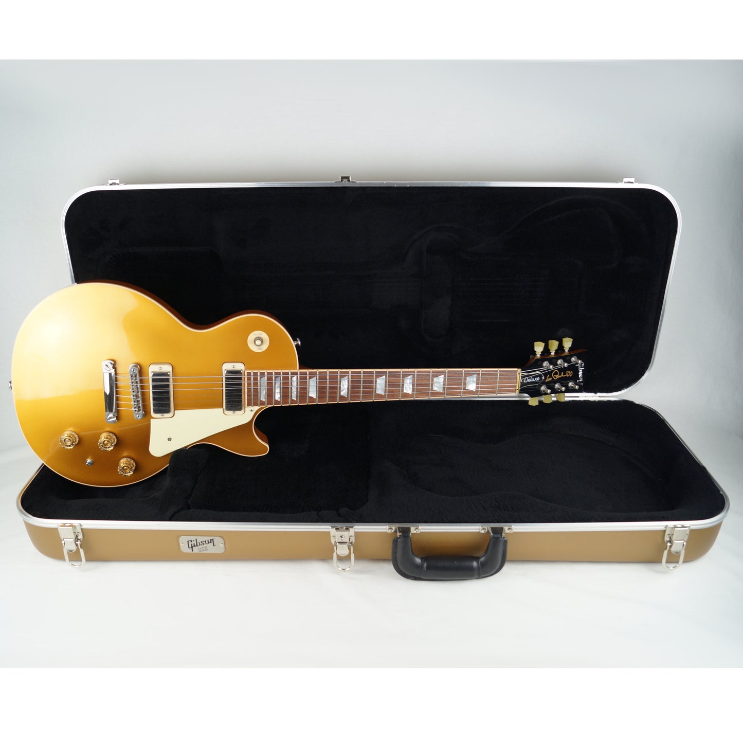 Gibson Les Paul Deluxe - USA 2015 - Gold Top - Mit Koffer