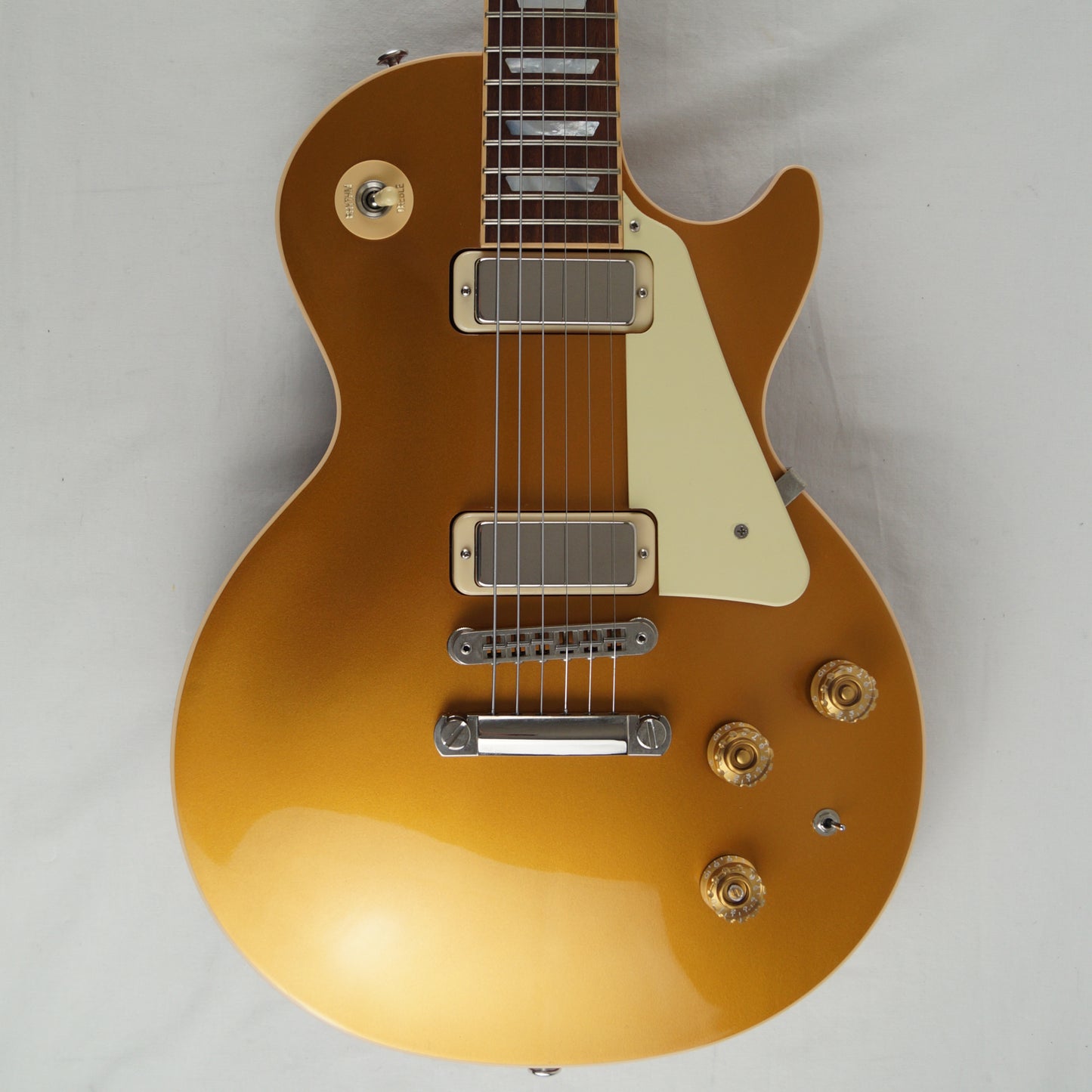Gibson Les Paul Deluxe - USA 2015 - Gold Top - Mit Koffer