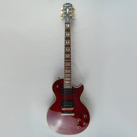 Epiphone Les Paul Custom Prophecy Plus GX - 2019 - Black Cherry, Rot