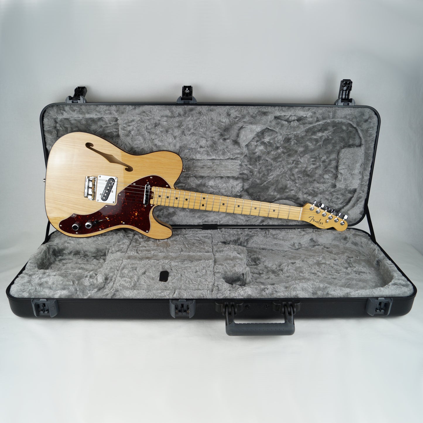 Fender American Elite Thinline Telecaster - USA 2018 - Natural, Braun - Mit Koffer
