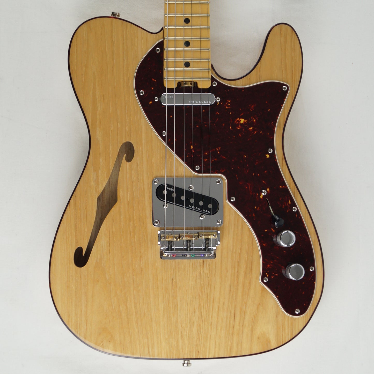 Fender American Elite Thinline Telecaster - USA 2018 - Natural, Braun - Mit Koffer