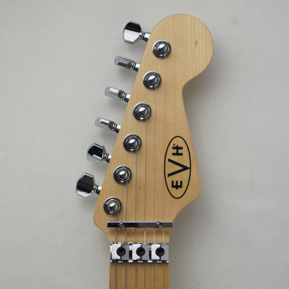 EVH Striped Series - 2014 - White with Black Stripes, Schwarz-Weiß