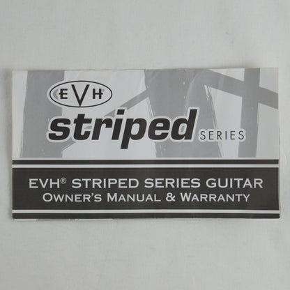 EVH Striped Series - 2014 - White with Black Stripes, Schwarz-Weiß