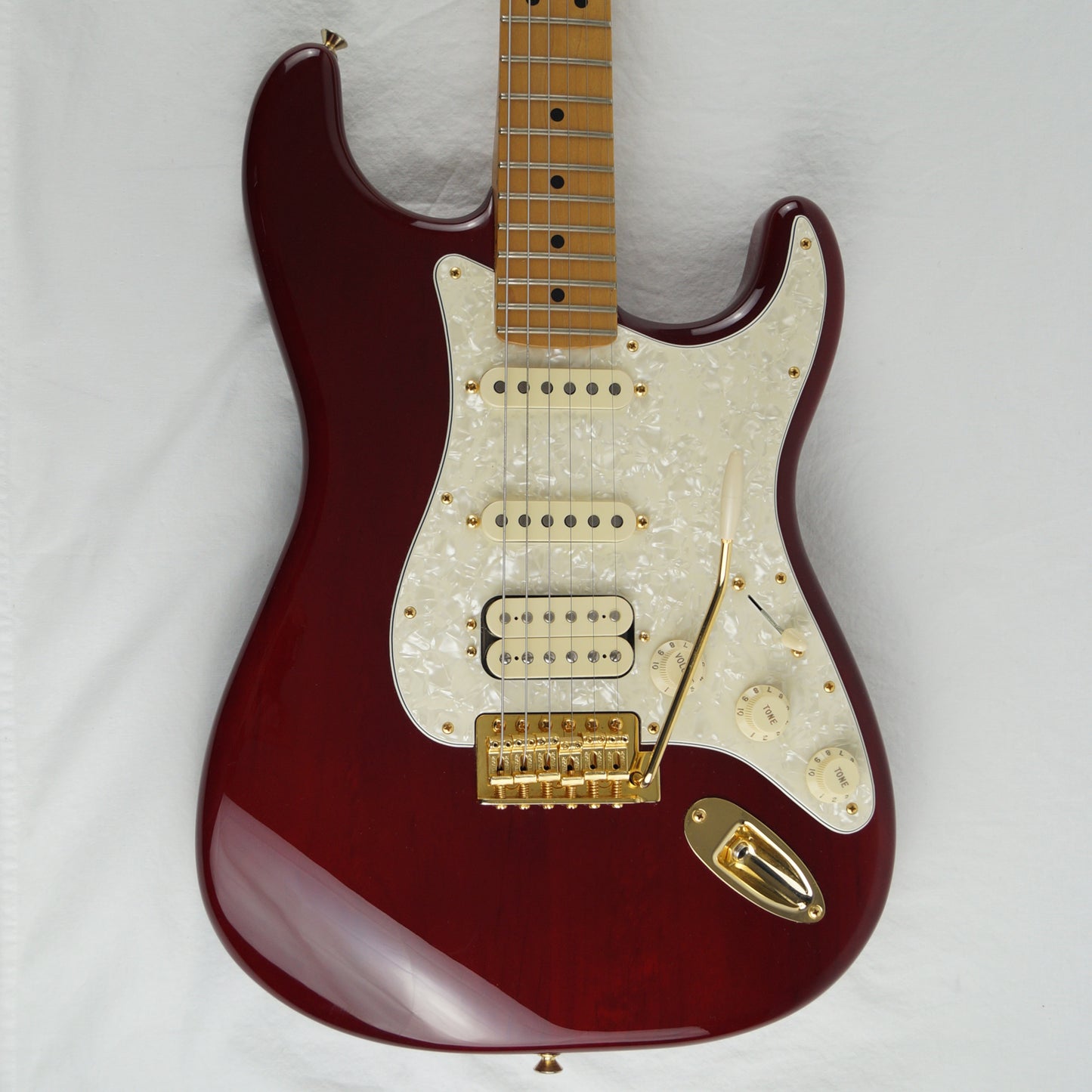 Fender Tash Sultana Stratocaster - 2020 - Transparent Cherry, Rot - Mit Gigbag