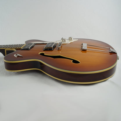 Duesenberg Fullerton Hollow - 2012 - Vintageburst - Mit Koffer