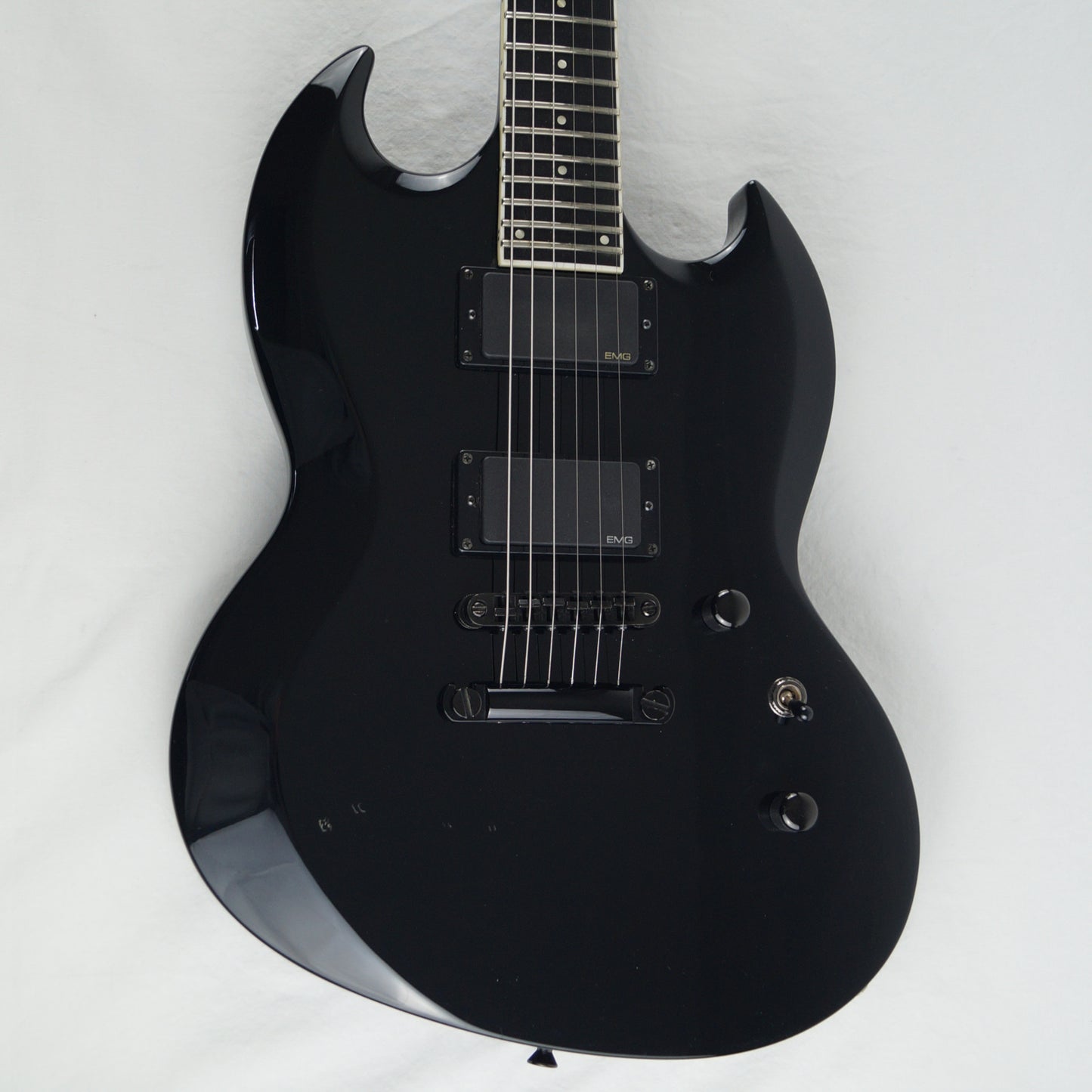 ESP Viper Standard Series - Japan 2005 - Black, Schwarz - Mit Koffer