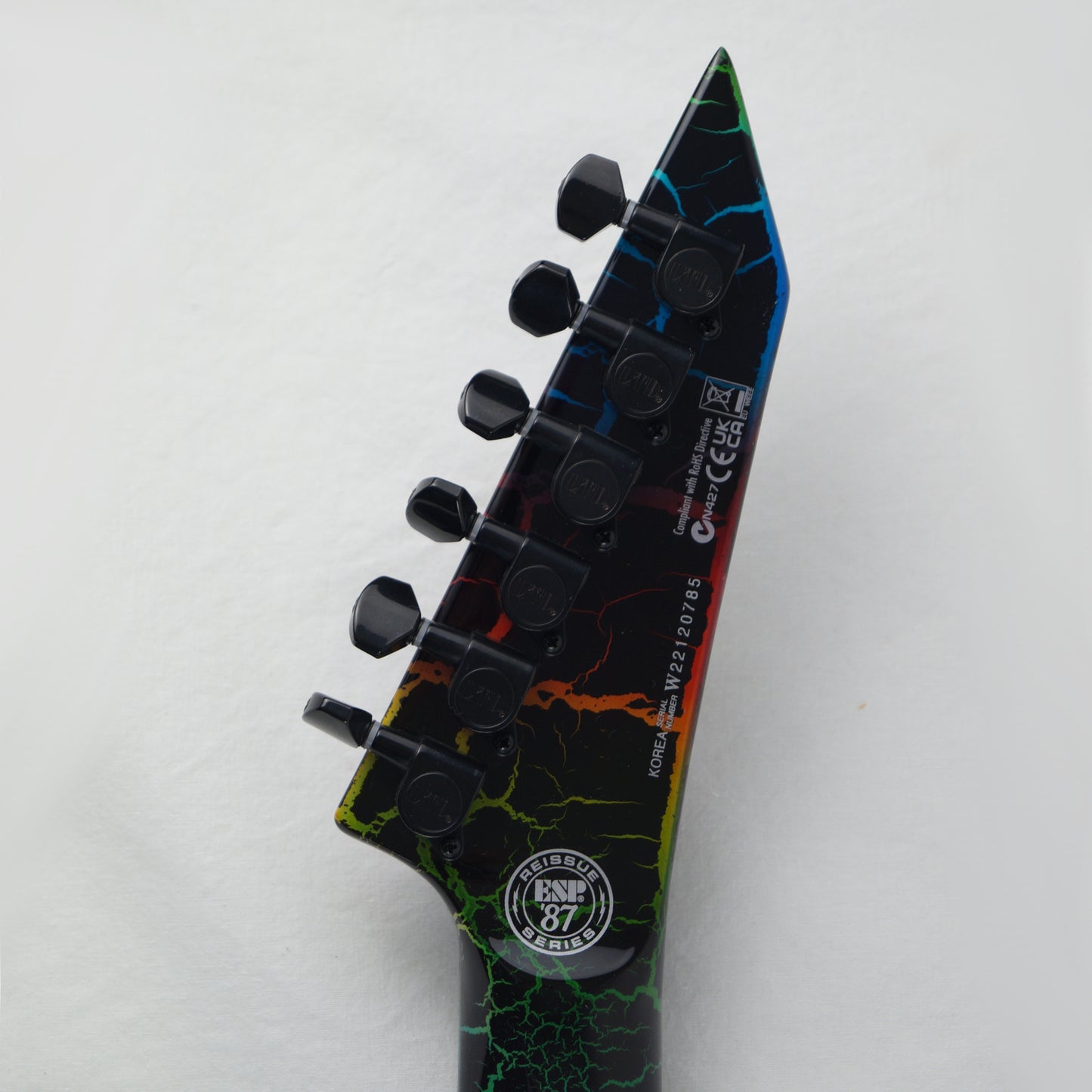 LTD Eclipse 87 - 2022 - Rainbow Crackle - Linkshänder, Left Hand, Lefty, LH
