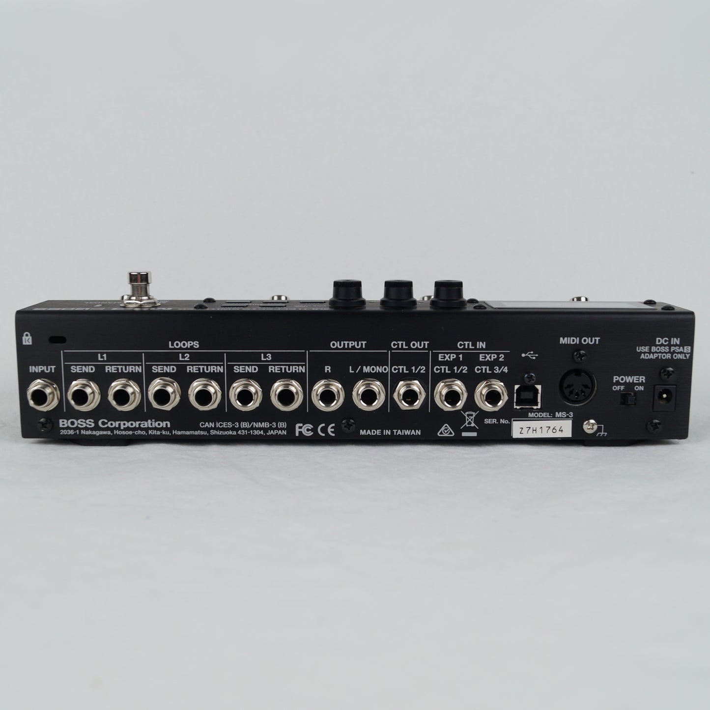 BOSS MS-3 Multi Effects Switcher - Mit Originalkarton, Netzteil und Bedienungsanleitung