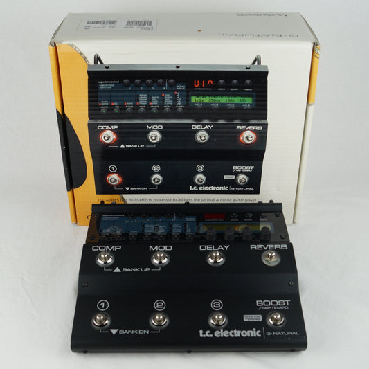 T.C. Electronic G-Natural - Mutlieffektgerät für Akustikgitarre - Mit Originalkarton und Bedienungsanleitung