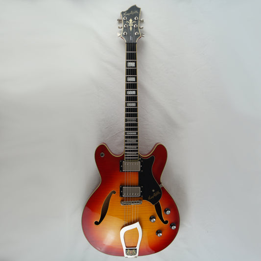 Hagstrom Viking Deluxe - Cherry Sunburst