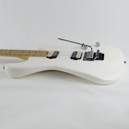 Charvel Pro Mod San Dimas Style 1 HH FR - 2022 - Snow White, Weiß - Mit Softcase