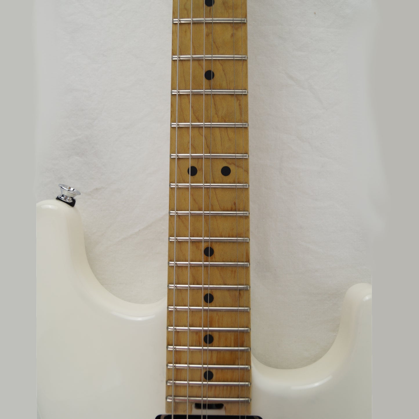 Charvel Pro Mod San Dimas Style 1 HH FR - 2022 - Snow White, Weiß - Mit Softcase