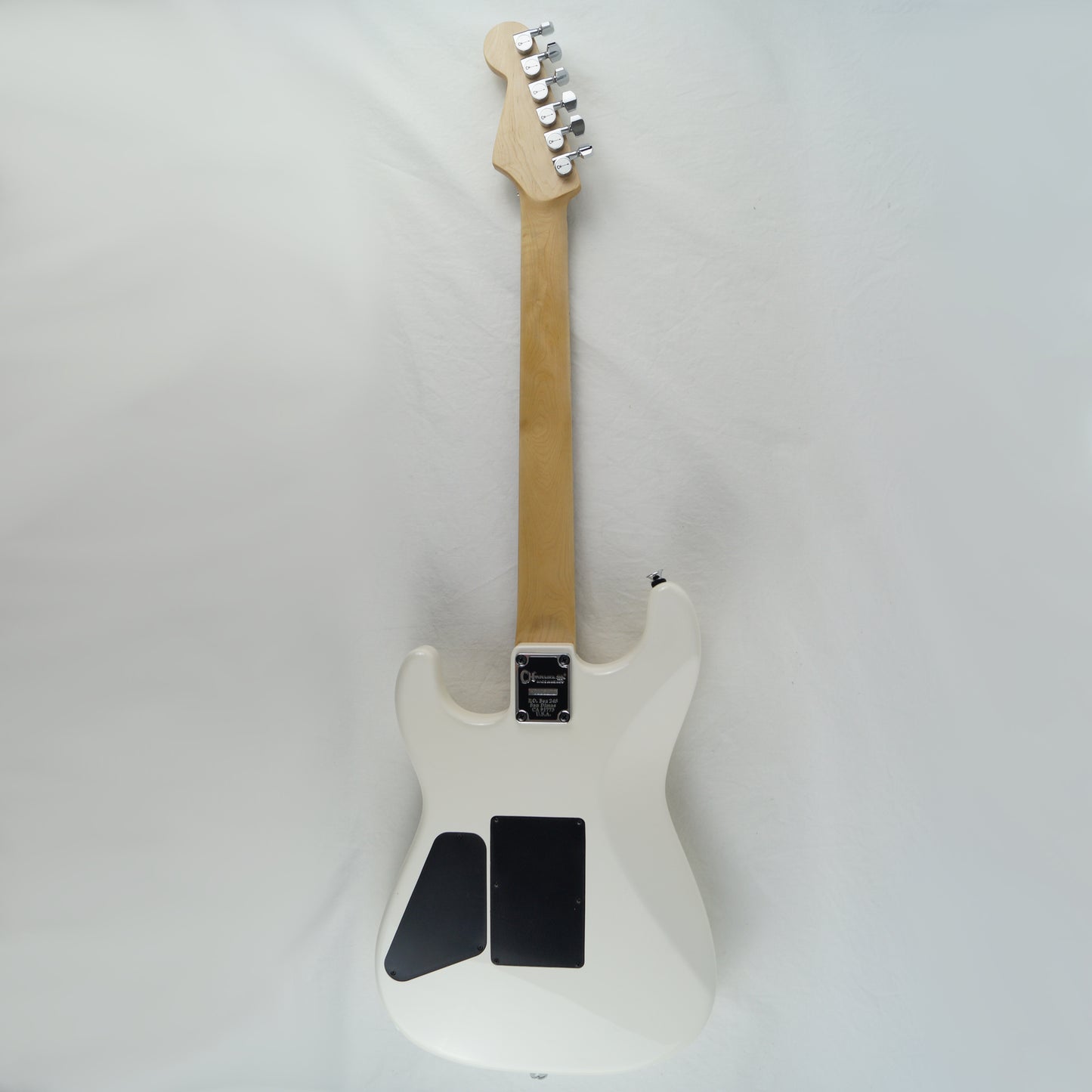 Charvel Pro Mod San Dimas Style 1 HH FR - 2022 - Snow White, Weiß - Mit Softcase