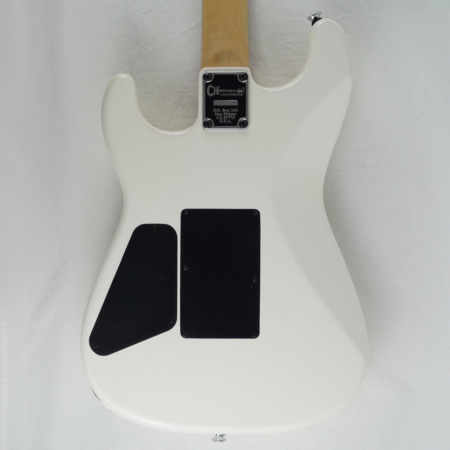Charvel Pro Mod San Dimas Style 1 HH FR - 2022 - Snow White, Weiß - Mit Softcase