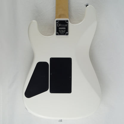 Charvel Pro Mod San Dimas Style 1 HH FR - 2022 - Snow White, Weiß - Mit Softcase
