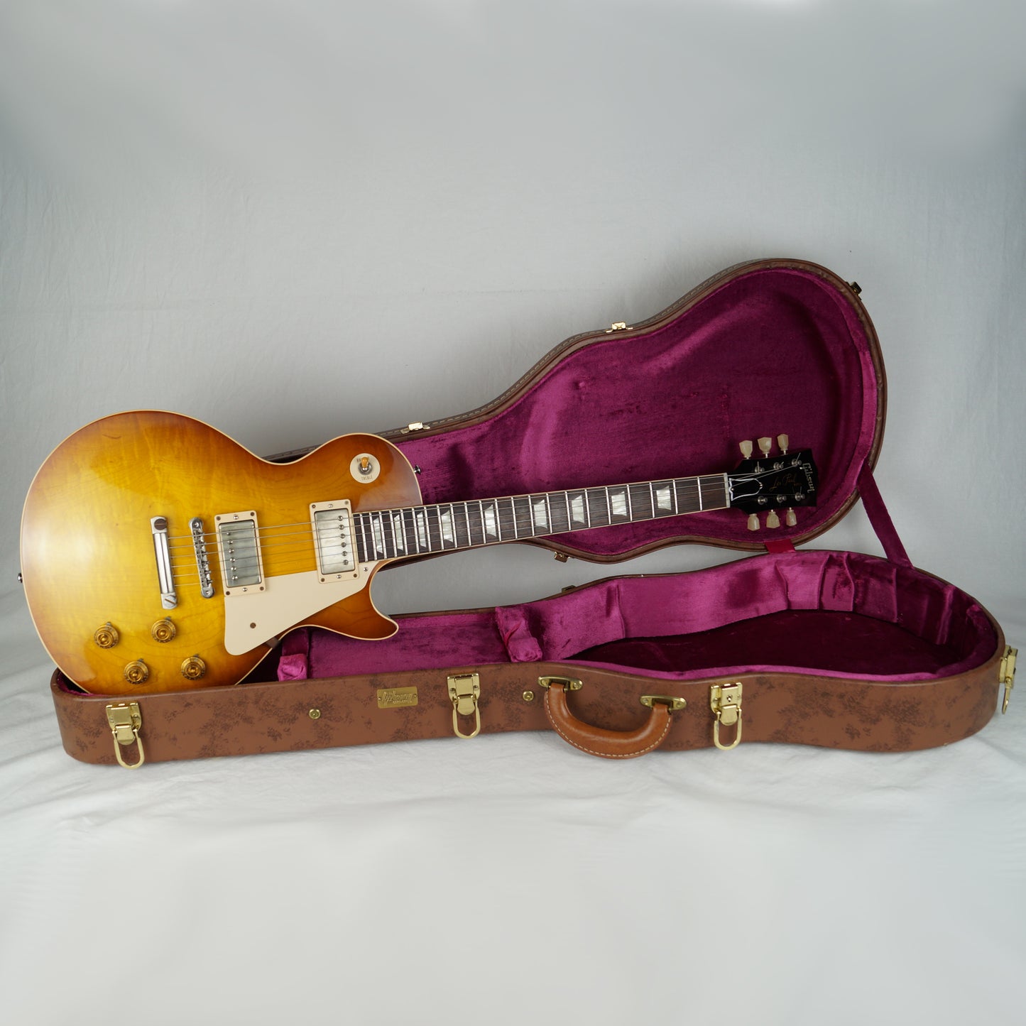 Gibson Custom Shop 1958 Les Paul Standard Reissue - R8 - USA 2013 - Sunrise Tea Burst VOS - Mit Koffer