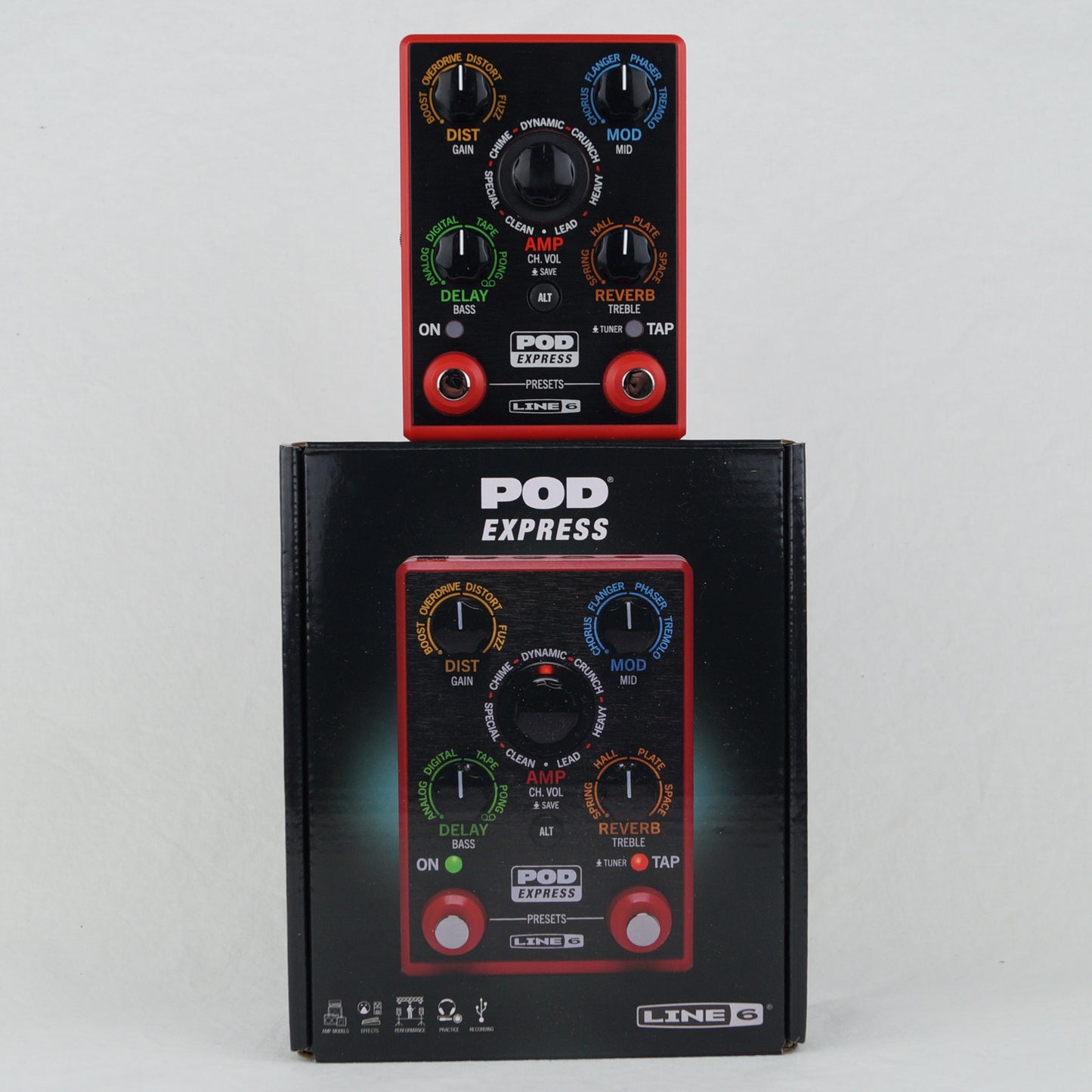 Line6 POD Express Guitar - Multieffektgerät - Mit Originalkarton und Bedienungsanleitung